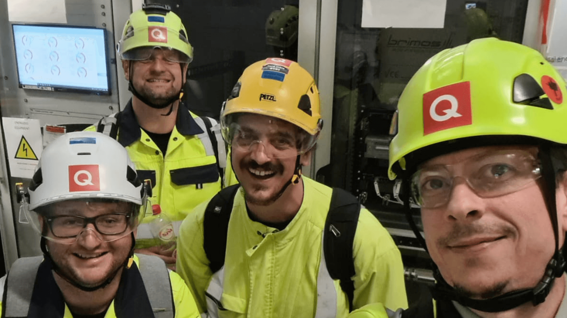 Group of Qualitrol Field Engineers